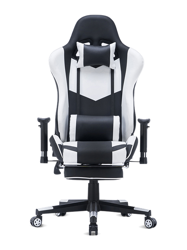 Aangepaste gaming-racestoelen Draaibare ergonomische massagebureaustoel 