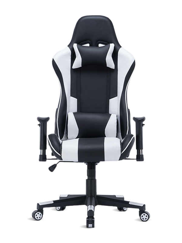 Op maat geborduurd logo 2D armleuning rgb gamer gaming fauteuil 