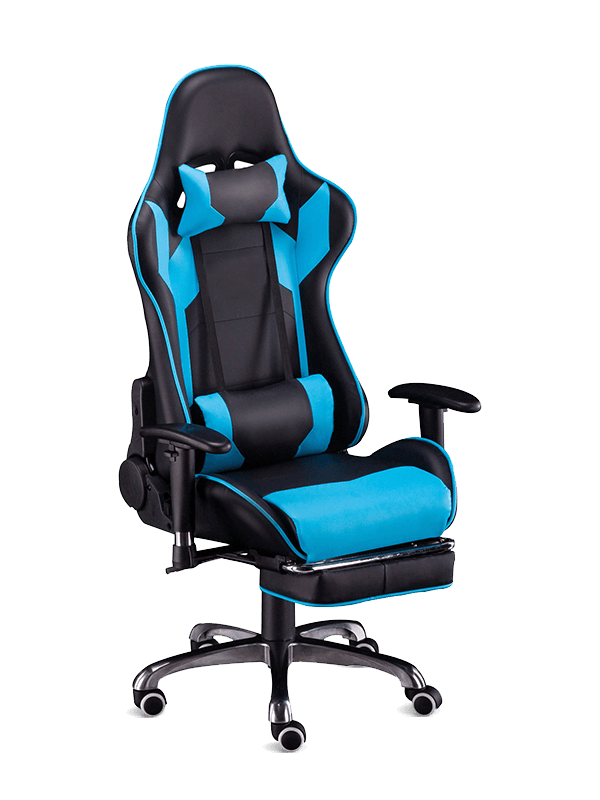 Prachtige structuurproductie PU PVC Racing 2021 Rgb draaibare gamingstoel 